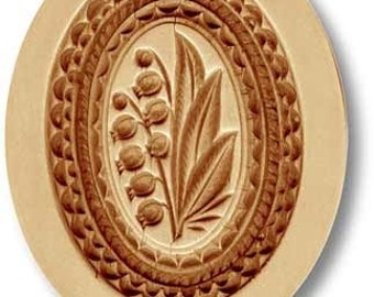 Lilies Lily of the Valley springerle cookie mold by anis-paradies 2215