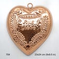 Birth Gramm Aus Liebe Heart with Flowers copper mold BG0704 New!