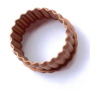 C-1216F Matching Fluted Round Cookie CUTTER for 1216, 1217, 1221, 1228, 1699, 1700, 2022, 2023, 7152 round molds