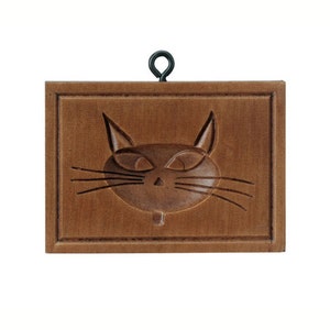 Gingerhaus - House on the Hill Springerle Kitty Catty Cat Cookie Mold