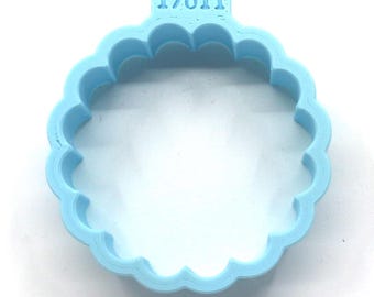 C-17011 Matching Fluted Round Cookie CUTTER 3010 3012 6127  round molds - 17011