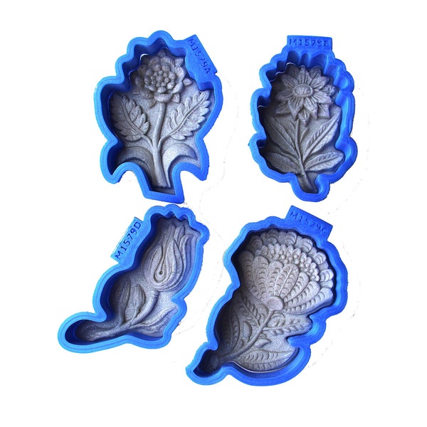 C-M1579 Matching Cookie CUTTER for M1579 Four Blooms Springerle