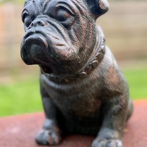 Bulldog figure identical to Mack truck bulldog bank