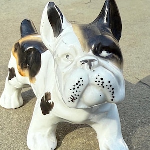 Frenchie Franse Bulldog of Bulldog misschien vintage figuur Boston Terrier Pit Bull.
