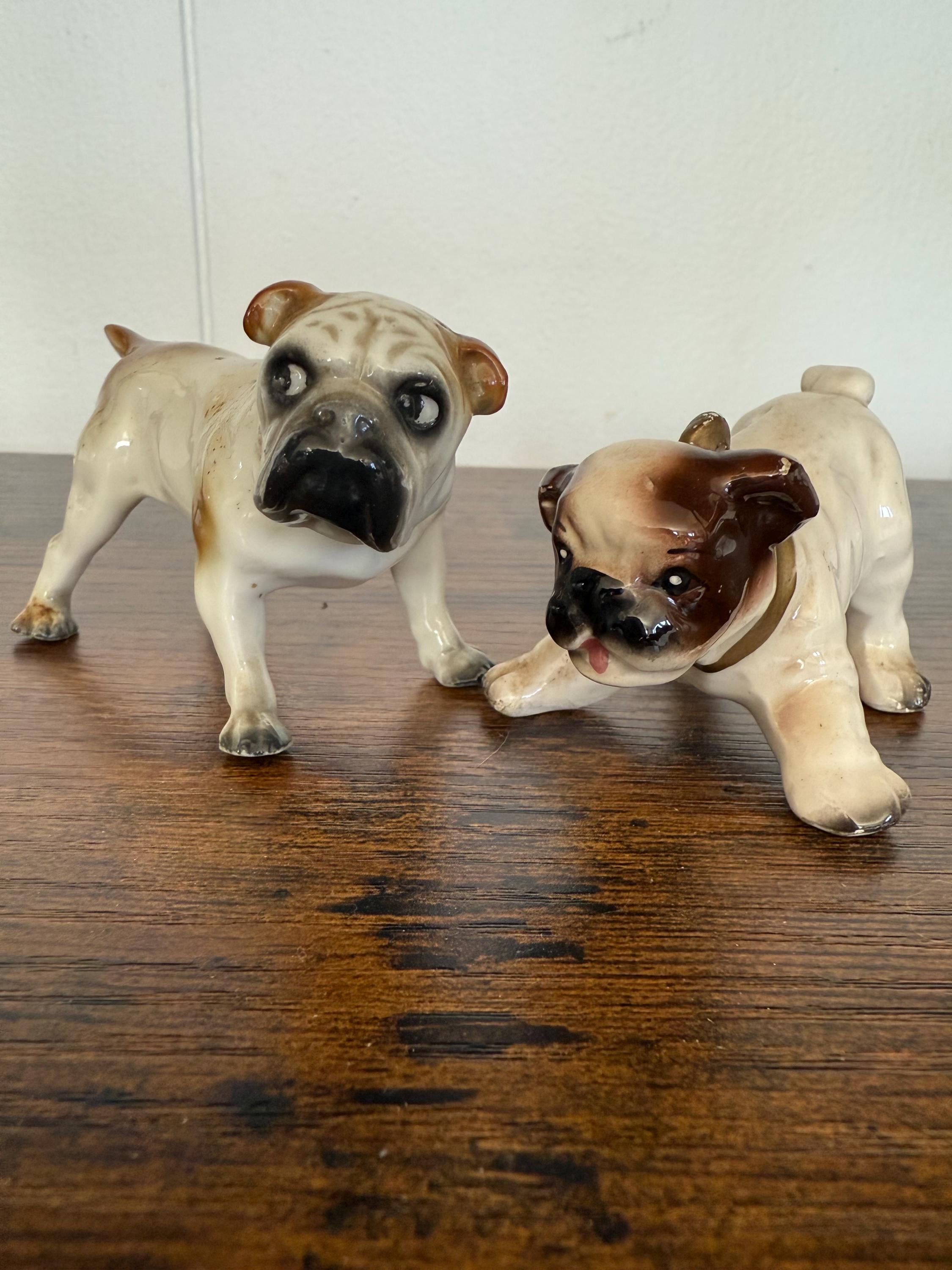 Vintage Bulldog Chalkware - Etsy Singapore