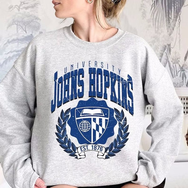 Johns Hopkins University Vintage style Shirt, Johns Hopkins University Shirt, Johns Hopkins College, Hopkins University Shirt