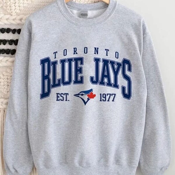 Vintage Toronto Sweatshirt, Blue Jay Shirt, Toronto Baseball Crewneck, Toronto Baseball Hoodie, Game Day, Baseball Fan Gift