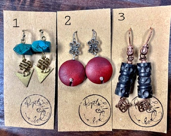 1, 2, or 3 earrings choice, ThePurpleLilyDesigns