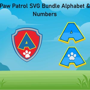 PawPatrol-alfabet en cijfers