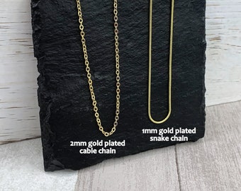 Gold Plated Replacement Chain