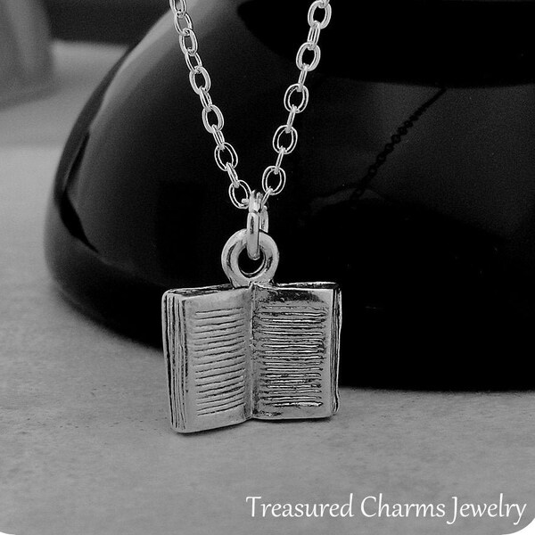 Book Necklace Etsy