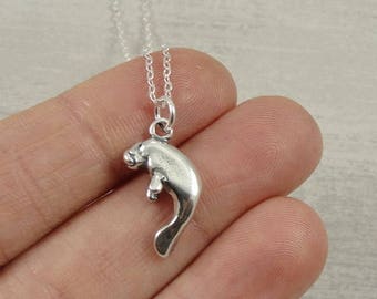 manatee necklace etsy