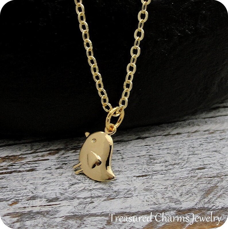 Gold chick necklace with price Clearance