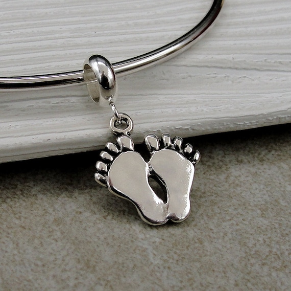 Baby feet hotsell charm bracelet