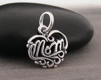 Collana Argento 925 Con Ciondolo Mamma Infinito, Zirconi Cubici Incolori, Pavé, Lunga 16-18 Pollici