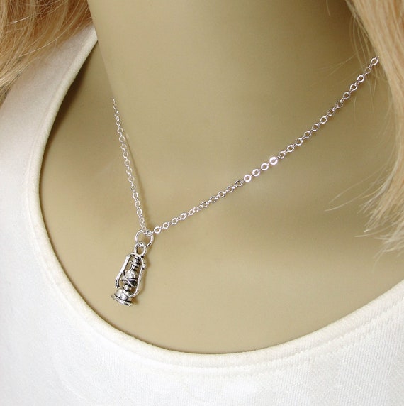 Oil Lamp Lantern Charm Sterling Silver Oil Lamp Lantern Charm Sterling Silver