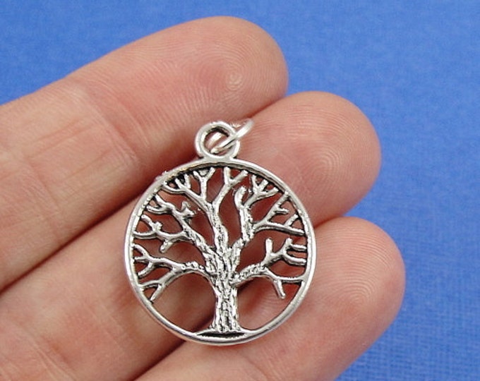 Tree of Life Charm - Silver Tree of Life Charm for Necklace or Bracelet