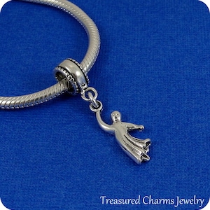 Gespenst European Dangle Bead Charm Sterling Silber Gespenst Charm für europäisches Armband Bild 1