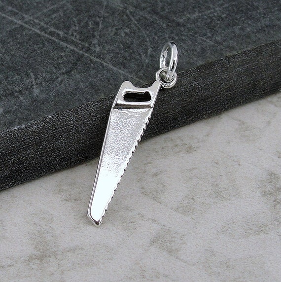 Hand Saw Charm Sterling Silver Hand Saw Charm Sterling Silver