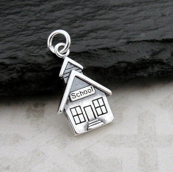 Sterling Silver Best Teacher Charm Pendant Sterling Silver Best Teacher Charm Pendant