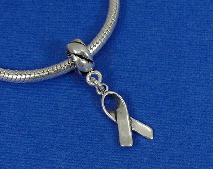 Silver Dog Angel Wings Pet Memorial European Charm – Fits Pandora, Biagi, TrollBead