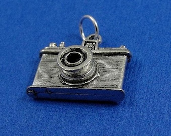 Camera Charm - Silver Plated Camera Charm for Necklace or Bracelet