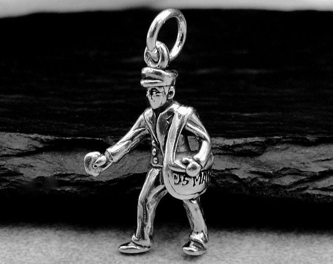 Mailman Charm, 925 Sterling Silver Mail Carrier Charm for Necklace or Bracelet, Postal Charm, Mail Carrier Gift, Mailman Jewelry
