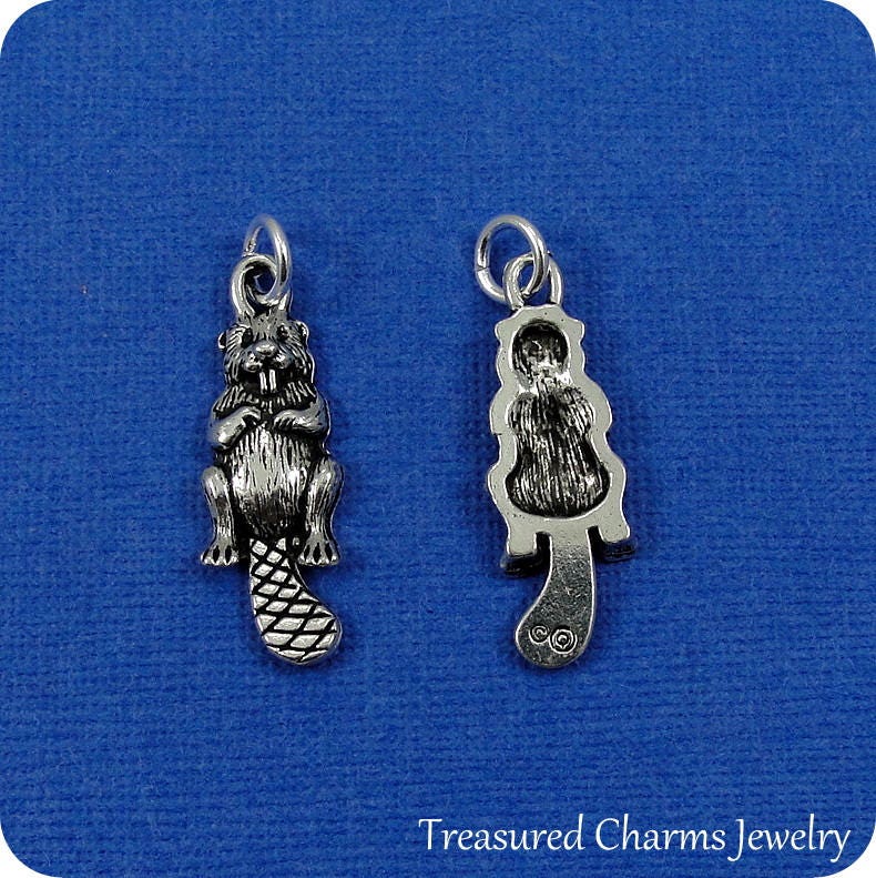 5 Beaver Charm, Animal Charm –