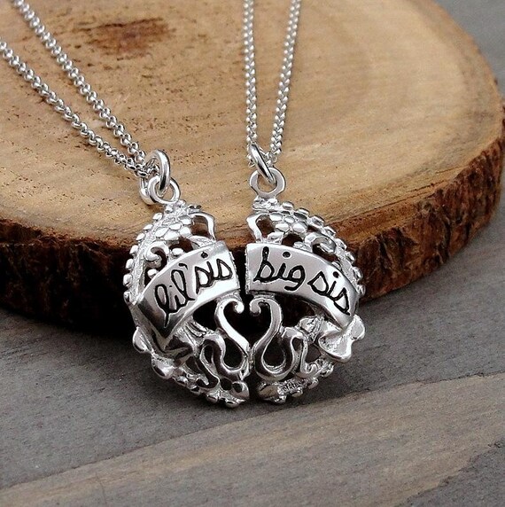 Sterling silver sister jewelry discount