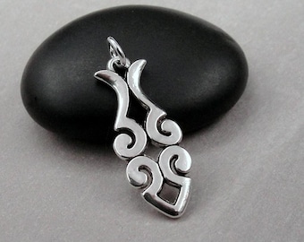 Christian Fish Charm, Silver Jesus Fish Charm, Ichthus Fish Charm, Ichthys Fish Charm, Religious Charm, Christian Charm, Fish Symbol Charm