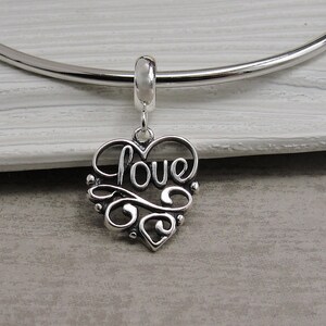 Hapour 925 Sterling Silver Charms Suitable For Charm Bracelets Pendant Bead, Bracelet & Necklace Jewelry Charms For Women Mother, Cubic Zirconia