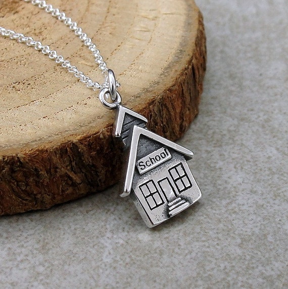 Teacher jewelry sterling best sale silver