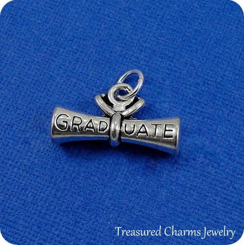 Charm for Pandora Graduation Class of 2022 2023 2024 Charm Bracelet  Necklace Keychain With Hat Diploma Charm 