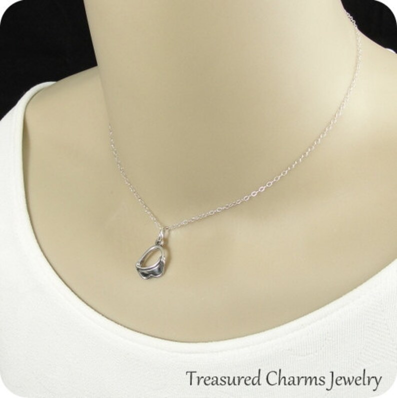 Ski Goggles Necklace Sterling Silver Ski Goggles Charm on a Etsy