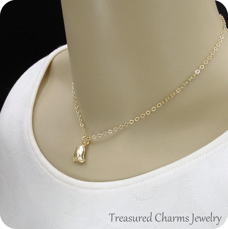 Gold chick necklace with price Clearance