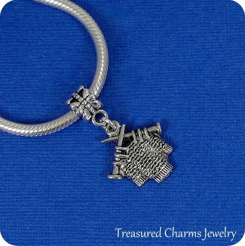 Knitting pandora charm hot sale