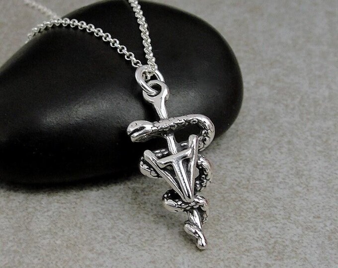 Vet TECH Necklace, 925 Sterling Silver Vet Tech Charm Necklace, Veterinary Technician Charm, Veterinary Assistant Necklace, Vet Tech Gift