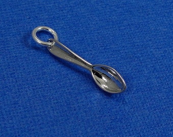 Spoon Charm - Silver Spoon Charm for Necklace or Bracelet