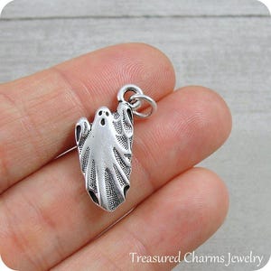Ghost Charm - Silver Plated Ghost Charm for Necklace or Bracelet