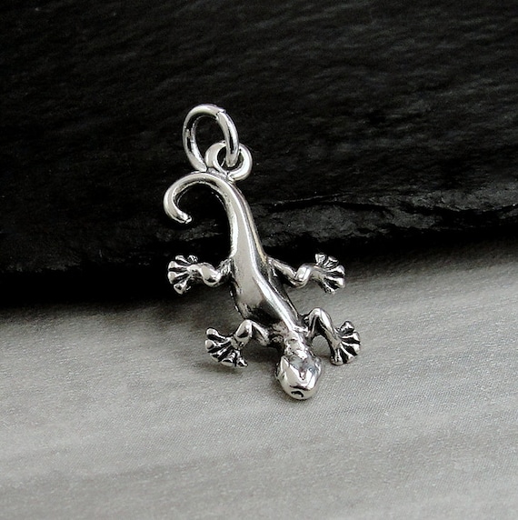 Gecko Charm Sterling Silver Gecko Charm Sterling Silver