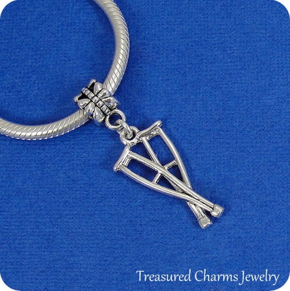 STERLING SILVER SP Initial Letter X Dangle European Bracelet Bead Charm Pendant
