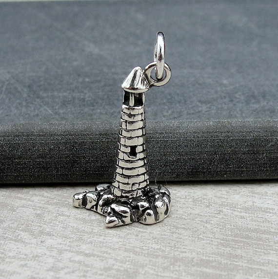Lighthouse Charm Sterling Silver Lighthouse Charm Sterling Silver