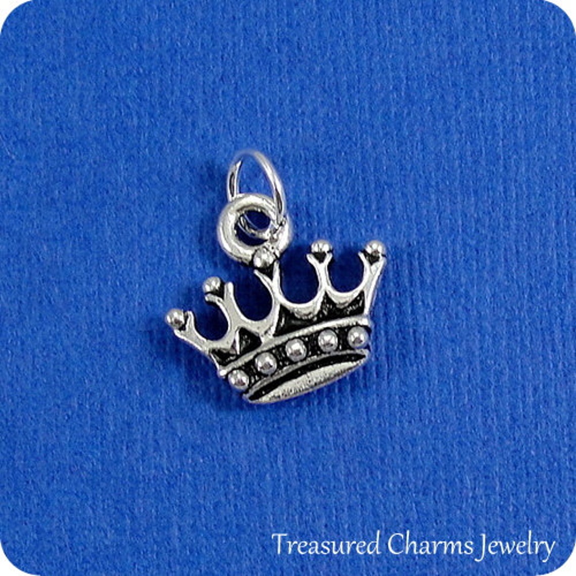 Royal Crown Charm Silver Plated Royal Crown Charm for Etsy