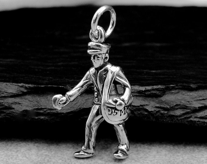 Mailman Charm, 925 Sterling Silver Mail Carrier Charm for Necklace or Bracelet, Postal Charm, Mail Carrier Gift, Mailman Jewelry