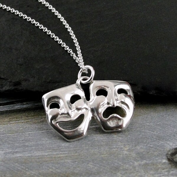 Drama Masks Charm Etsy