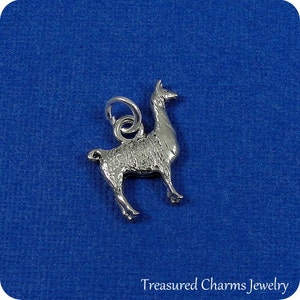Llama Charm, Llama Pendant, Silver Plated Llama Charm for Necklace or Bracelet image 1