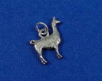 Llama Charm, Llama Pendant, Silver Plated Llama Charm for Necklace or Bracelet