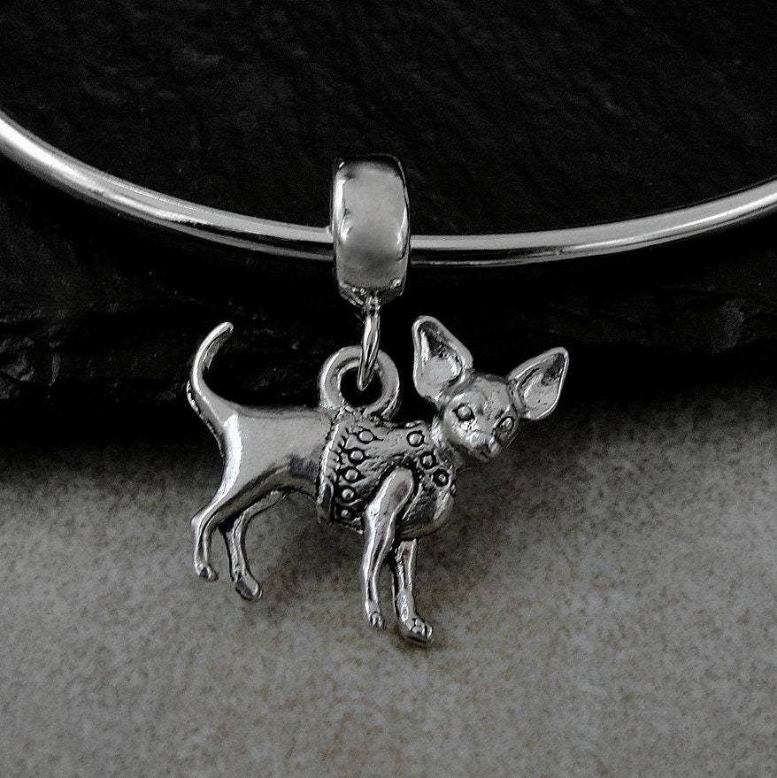 Sterling silver chihuahua charm sale
