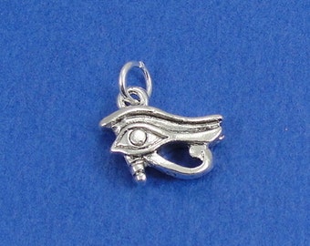Eye of Horus Charm - Silver Eye of Horus/Ra Charm for Necklace or Bracelet