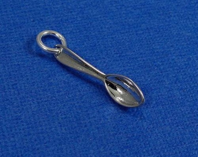 Spoon Charm - Silver Spoon Charm for Necklace or Bracelet